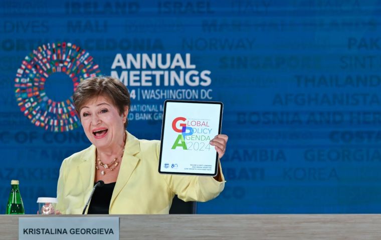 “We see the improvements,” Georgieva admitted