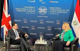 Ramírez and Matthews met on the sidelines of a convention in Montreal to address the Ukrainian War crisis 