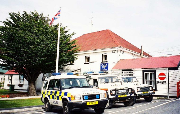 Stanley’s Police Station includes the new jail inaugurated in 2009