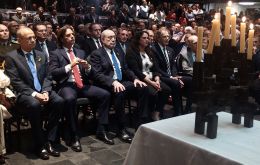 Attending the event were President Lacalle Pou, former Presidents Sanguinetti and Lacalle Herrera, and also Uruguay's future President (either Orsi or Delgado), among other personalities