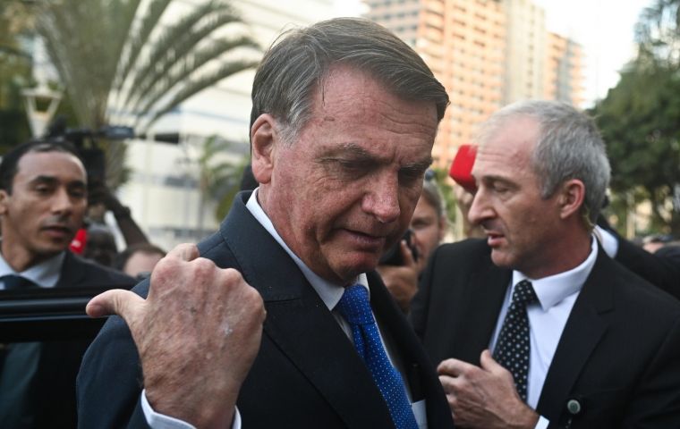 “Discussing with me a plan to kill someone, that never happened,” Bolsonaro underlined