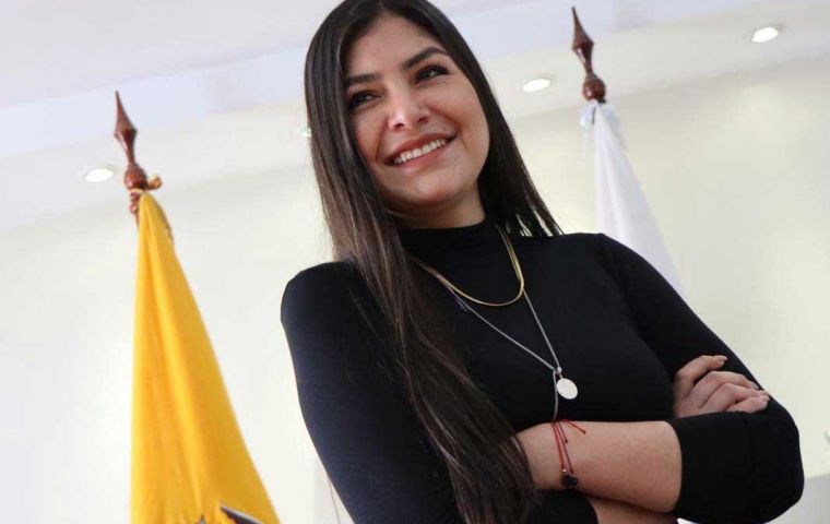 “My struggle is for an Ecuador where women's rights are respected,” Coello stressed