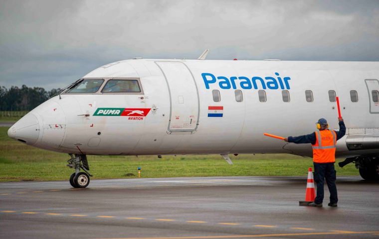 Paranair's permit includes both passenger and cargo services