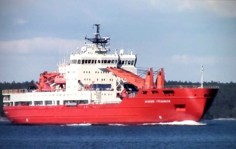 Over 60 scientists set sail on an Antarctica expedition aboard the Russian icebreaker Akademik Tryoshnikov