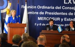 “Mercosur will bring significant benefits to consumers and businesses on both sides,” Von der Leyen said