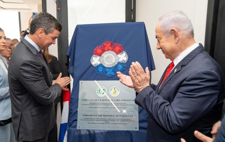 Peña underlined that Israel was Paraguay's “sister nation”