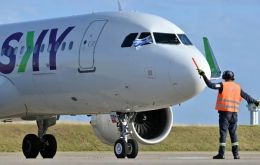 Sky Airlines started direct flights between Rio de Janeiro and Montevideo