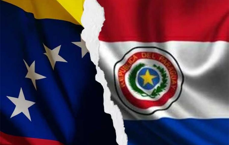 Paraguay gave Venezuela's diplomatic mission 48 hours to leave the country