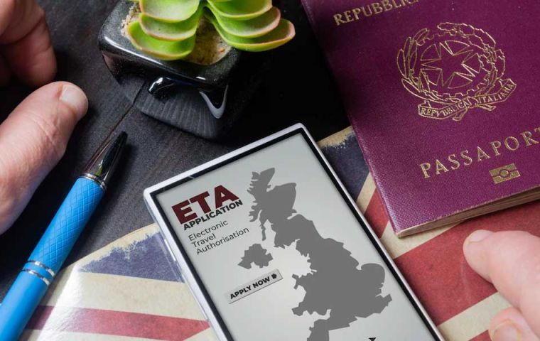 ETAs can be obtained from the Foreign Office's website and may vary depending on the applicant's nationality 