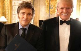 Javier Milei with his good friend Donald Trump