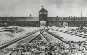 Auschwitz-Birkenau State Museum, the main building of the concentration camp liberated by Soviet troops on 27th January 1945 