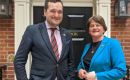 FOTBOT CEO Philip Smith and former First Minister of Northern Ireland, Baroness Foster of Aghadrumsee. she is a House of Lords Parliamentary Adviser to FOTBOT.