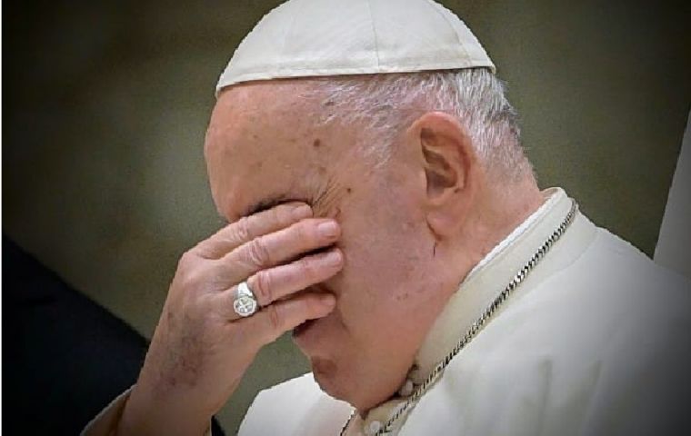 The Pope was found to have bacteria, fungi, viruses, and other pathogens in his lungs