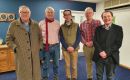 The UK Parliamentary delegation at RAF Brize Norton, prior to departing for the Falkland Islands, invited by members of the Islands Legislative Assembly