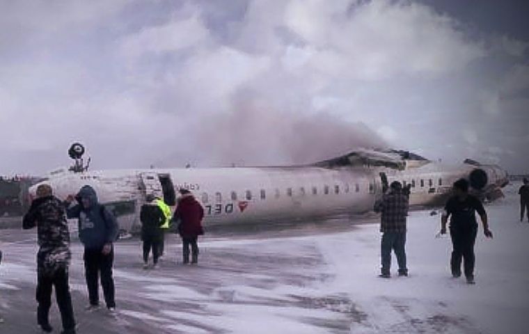 Delta Flight 4819 was operated by Endeavor Air, a subsidiary of Delta