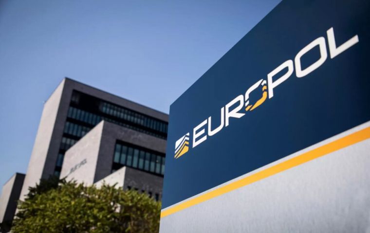 Europol headquarters in The Hague, where Latin American law enforcement officers met with their EU counterparts  