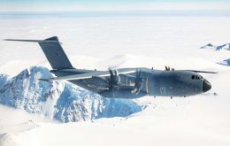 The A400M Atlas reached beyond the 79th parallel, in the most southerly mission the service has flown in recent years. (Pic RAF)