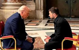 Trump persuaded Zelensky to go along because “Russia is much bigger and much stronger”