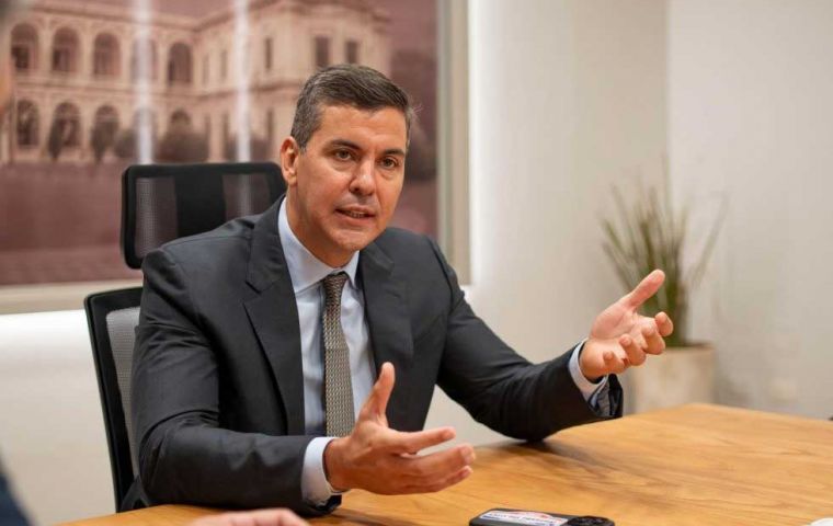Currently in the United States, Peña is due back in Asunción on May 5 before going to the Vatican