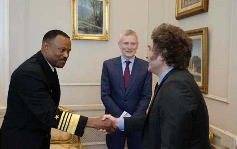 Admiral Holsey's recent trip should produce visible results shortly, it is speculated