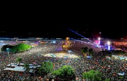 The event clearly surpassed Madonna's 1.6 attendees