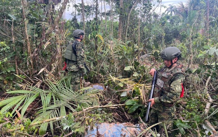 FARC dissidents were said to be behind the ambush