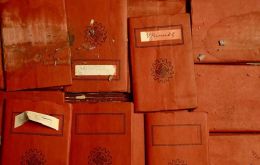 The boxes were found in the basement, where non-digitized documentation is stored