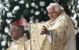 Pope Benedict XVI ended his visit to Brazil