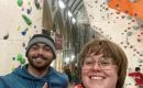 Eimear Smith and Mark McLeod recently completed their courses to be able to provide climbing instruction to the community. 