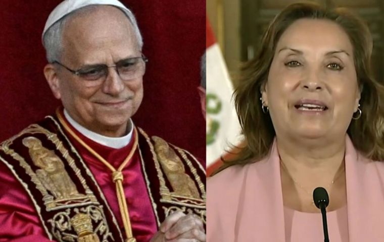 The new pontiff holds Peruvian citizenship, unlike the Argentine Pope Francis, whose funeral Boluarte was kept from attending