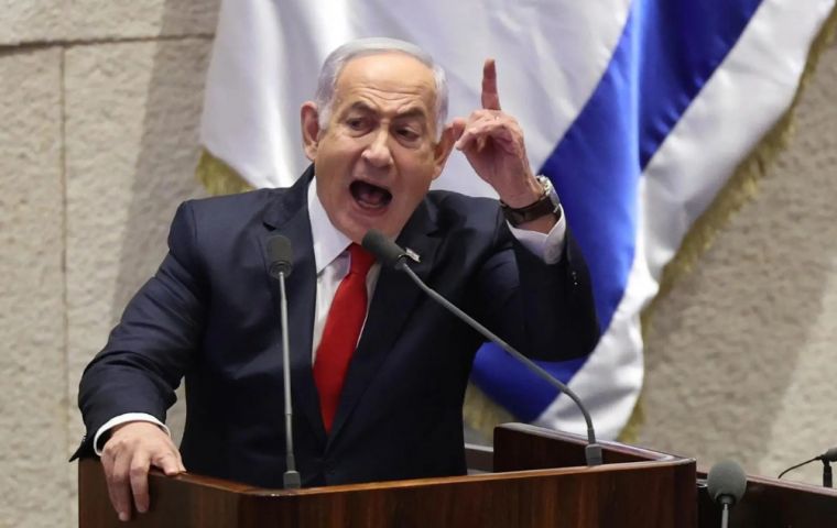 The war can end tomorrow if the remaining hostages are released, Netanyahu told Starmer, Macron, and Carney