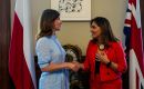 Minister for Latin America, Baroness Chapman and the Chilean Deputy Minister of Foreign Affairs Gloria de la Fuente during her visit to London