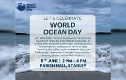  The invitation to celebrate World Ocean Day in the Falklands