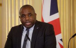 Tel Aviv's politicians “are isolating Israel from its friends and partners around the world,” Lammy argued