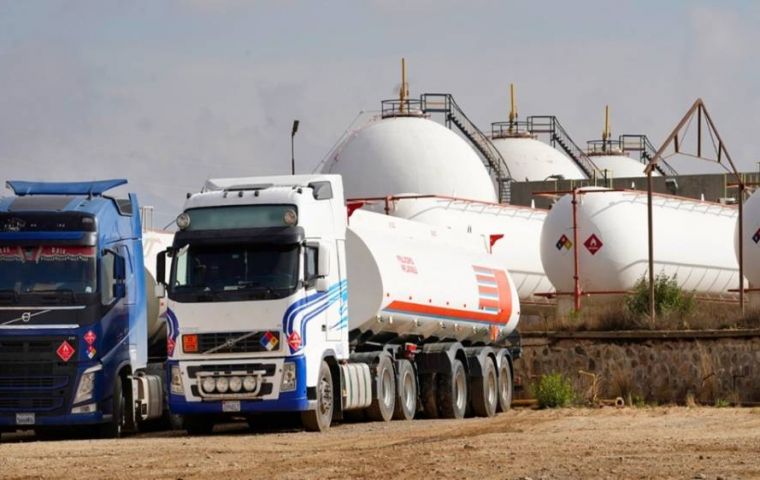 Things worsened after some tanker trucks staged a strike to demand higher freight rates