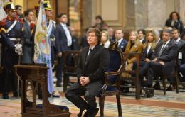 The last time Milei and Villarruel had been seen together was on March 1 for the opening of the 2025 Legislature