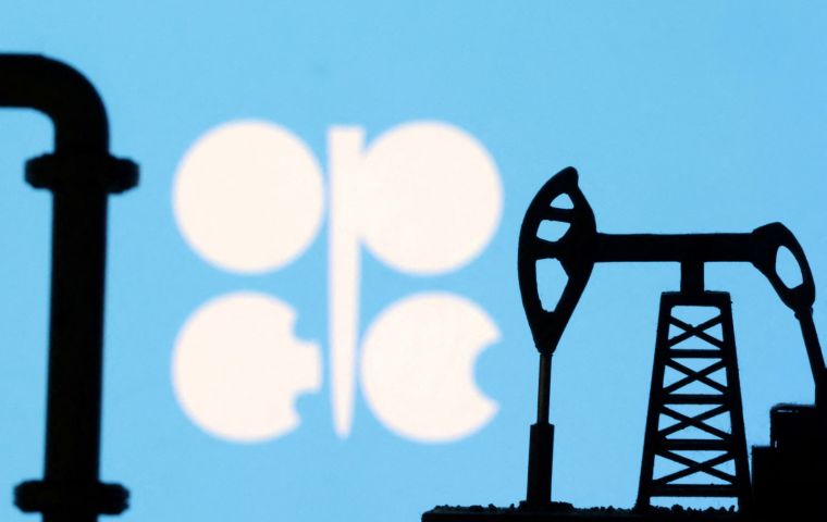 OPEC’s share of global oil supply had fallen over the last couple of decades from over 50% before the shale revolution to 40% a decade ago and “just” 25% this year.
