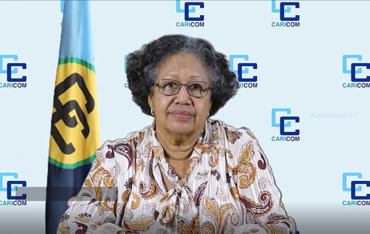 Dr. Carla Barnett reaffirmed CARICOM’s steadfast support for Guyana’s sovereignty and territorial integrity threatened by neighboring Venezuela.