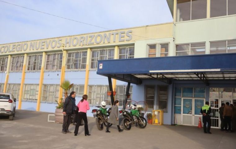 The attackers fled the scene aboard a “lead-colored” vehicle, Carabineros General Renzo Miccono explained