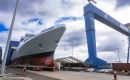 The ship is the first of five Type 31 frigates being built for the Royal Navy, part of a £10bn investment in the Fleet of tomorrow to replace the existing Type 23 flotilla.