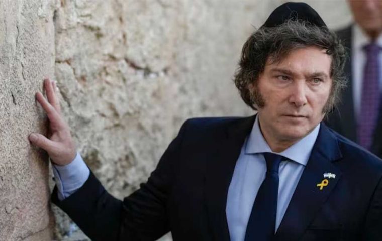 Milei will stay in Israel for a few days to receive an accolade and sign a key understanding with Netanyahu
