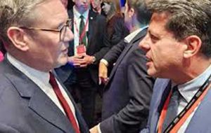 UK PM Keir Starmer and Gibraltar Chief Minister Fabian Picardo 