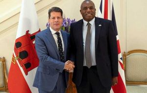 Foreign Secretary David Lammy and Chief Minister Picardo