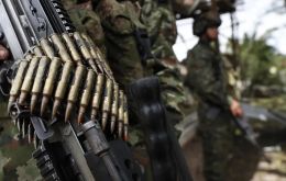 Colombia's Defense Ministry reported the events on Wednesday but they happened sometime earlier this week