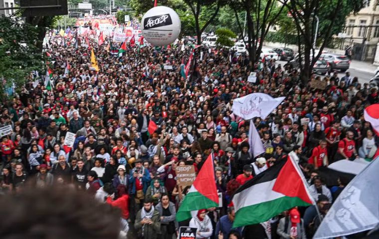 There were other marches in most of Brazil's big cities