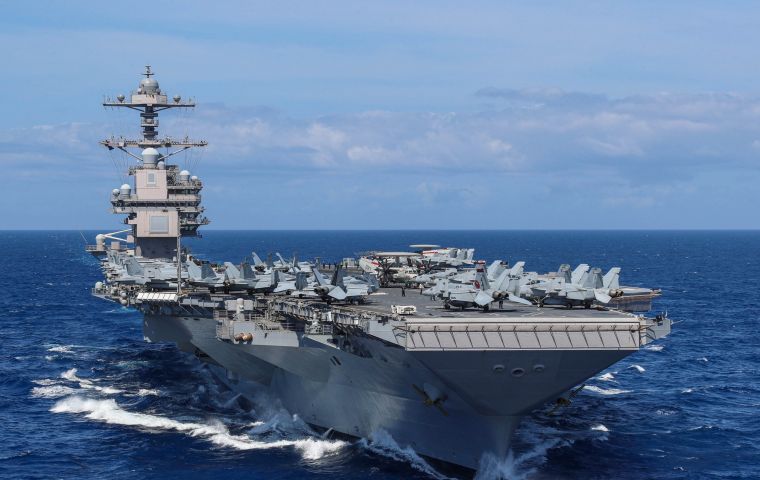 The USS Gerald R. Ford (CVN-78) is the largest and most advanced aircraft carrier in the world