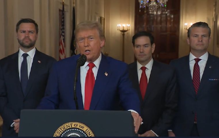 If peace does not come quickly, we can take out Iran's other targets in a matter of minutes, Trump insisted 
