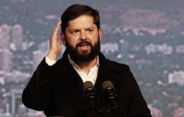 “We will defend respect for international humanitarian law in all instances,” Boric argued