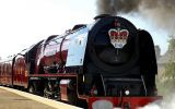 The monarch gave “the fondest of farewells” to the train, which includes a carriage specially created in the 1980s
