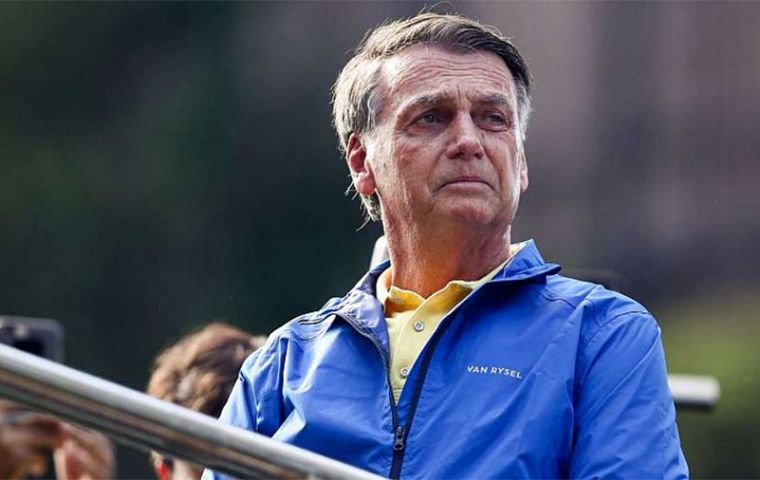 On Tuesday, Bolsonaro canceled an appointment with his Liberal Party in Brasília